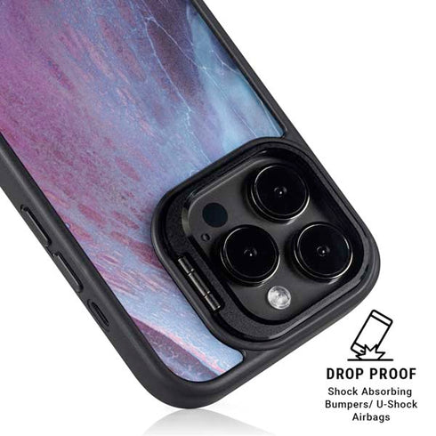 Space Marble iPhone 15 Pro Kickstand Case